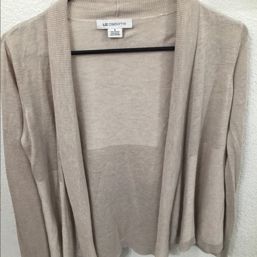 Liz Claiborne open front cardigan - Picture 4 of 5